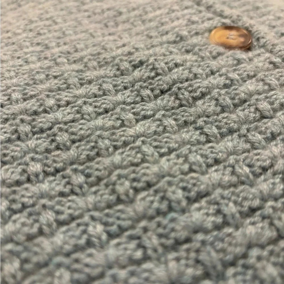 Loro Piana 100% Cashmere Collared Cardigan Chunky Knit Sweater 42 Italy $2295 - Picture 4 of 9